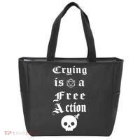 Crying Is A Free Action Gaming Tote Bag thumb 0