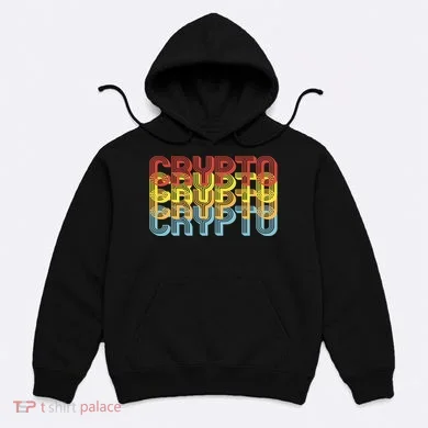 Crypto Crypto Crypto Crypto Retro Style Hoodie