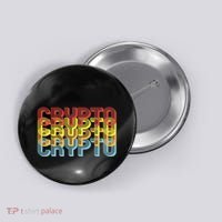 Crypto Crypto Crypto Crypto Retro Style Button thumb 0