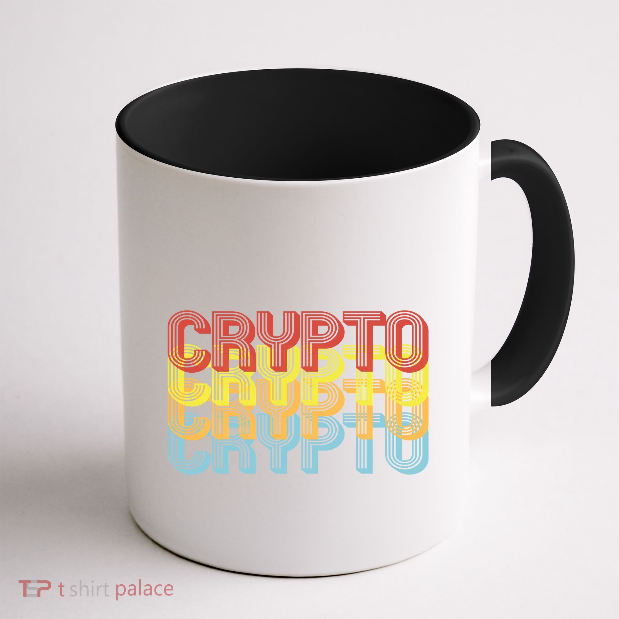 Crypto Crypto Crypto Crypto Retro Style Coffee Mug