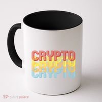 Crypto Crypto Crypto Crypto Retro Style Coffee Mug thumb 0