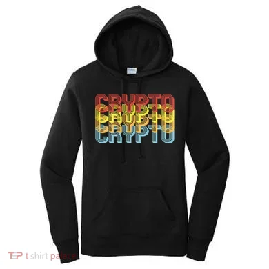 Crypto Crypto Crypto Crypto Retro Style Women's Hoodie