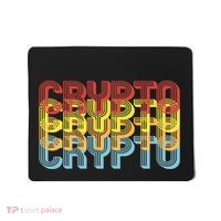 Crypto Crypto Crypto Crypto Retro Style Mousepad thumb 0