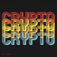 Crypto Crypto Crypto Crypto Retro Style Ornament thumb 1