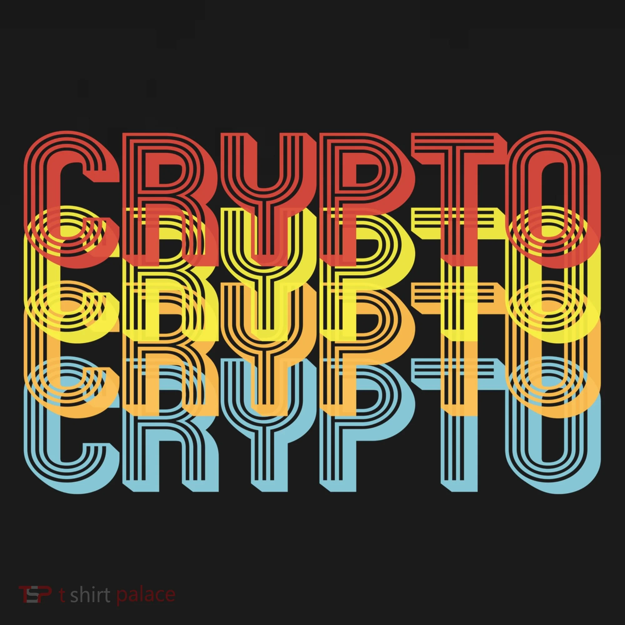 Crypto Crypto Crypto Crypto Retro Style Women's Tank Top