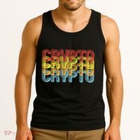 Crypto Crypto Crypto Crypto Retro Style Tank Top thumb 3