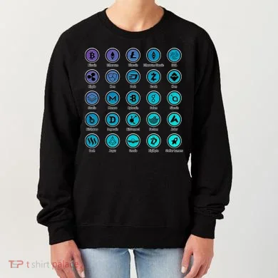 Crypto Currency Logos Coinbase Women's Sweatshirt
