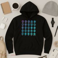 Crypto Currency Logos Coinbase Hoodie thumb 3