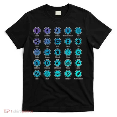 Crypto Currency Logos Coinbase T-Shirt
