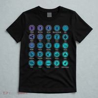 Crypto Currency Logos Coinbase T-Shirt thumb 5