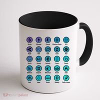 Crypto Currency Logos Coinbase Coffee Mug thumb 1