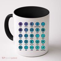 Crypto Currency Logos Coinbase Coffee Mug thumb 0