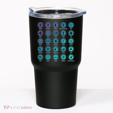Crypto Currency Logos Coinbase Tumbler