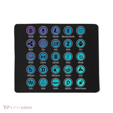 Crypto Currency Logos Coinbase Mousepad