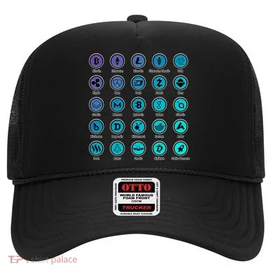 Crypto Currency Logos Coinbase Hat