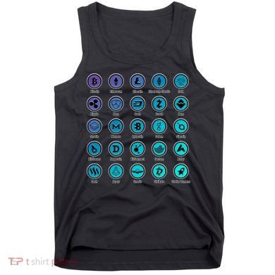 Crypto Currency Logos Coinbase Tank Top