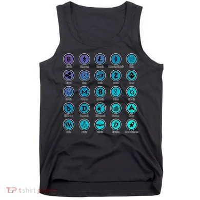 Crypto Currency Logos Coinbase Tank Top