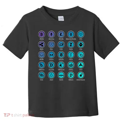Crypto Currency Logos Coinbase Toddler T-Shirt