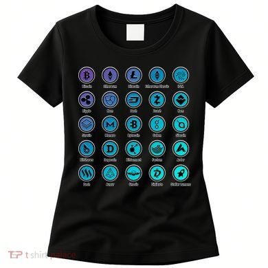 Crypto Currency Logos Coinbase Women's T-Shirt