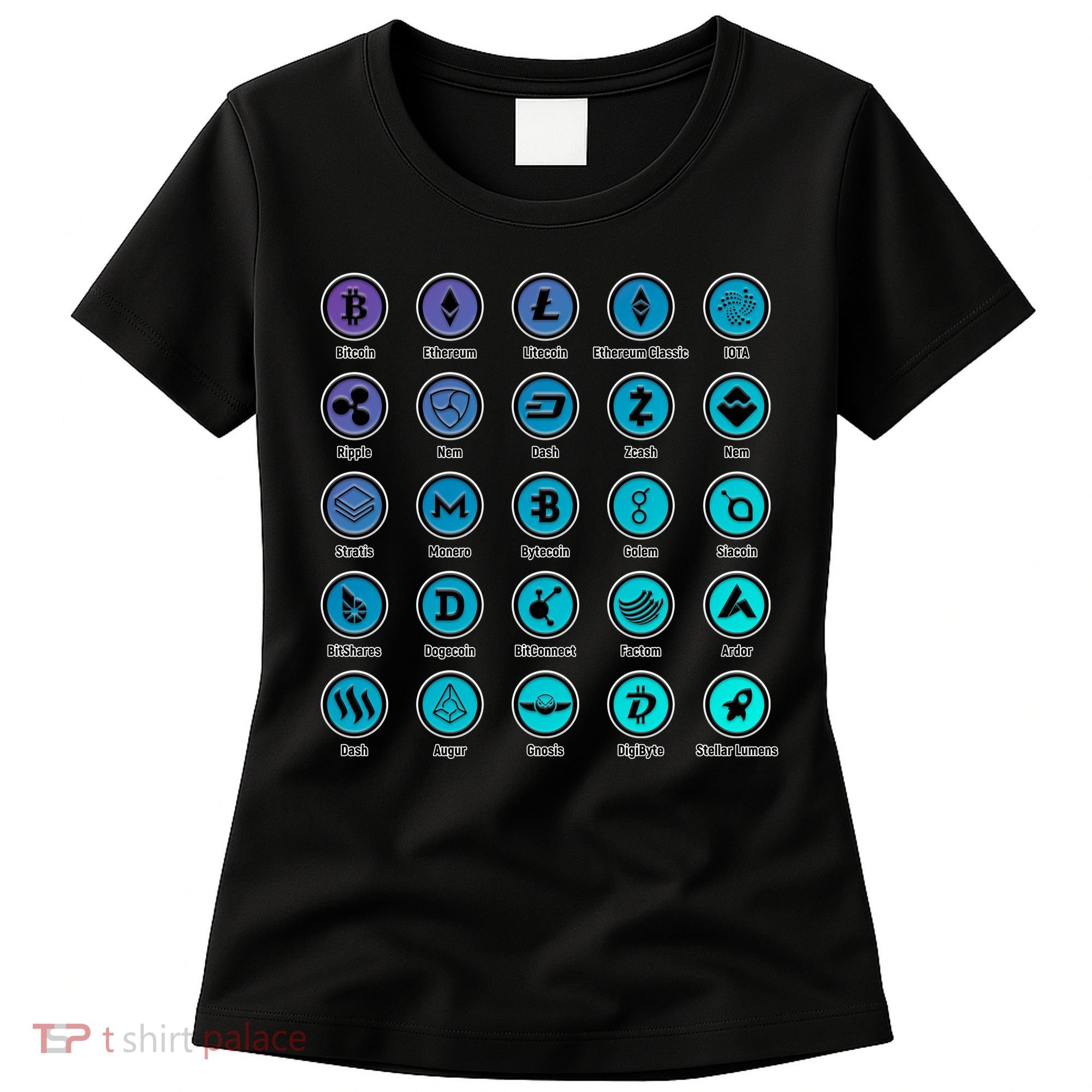 Crypto Currency Logos Coinbase Women's T-Shirt
