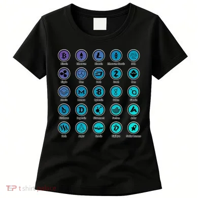 Crypto Currency Logos Coinbase Women's T-Shirt