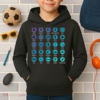 Crypto Currency Logos Coinbase Kids Hoodie thumb 2