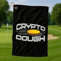 Crypto Dough Golf Towel thumb 1