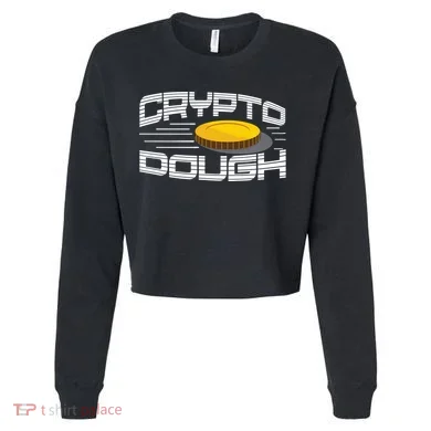 Crypto Dough Cropped Pullover Crew