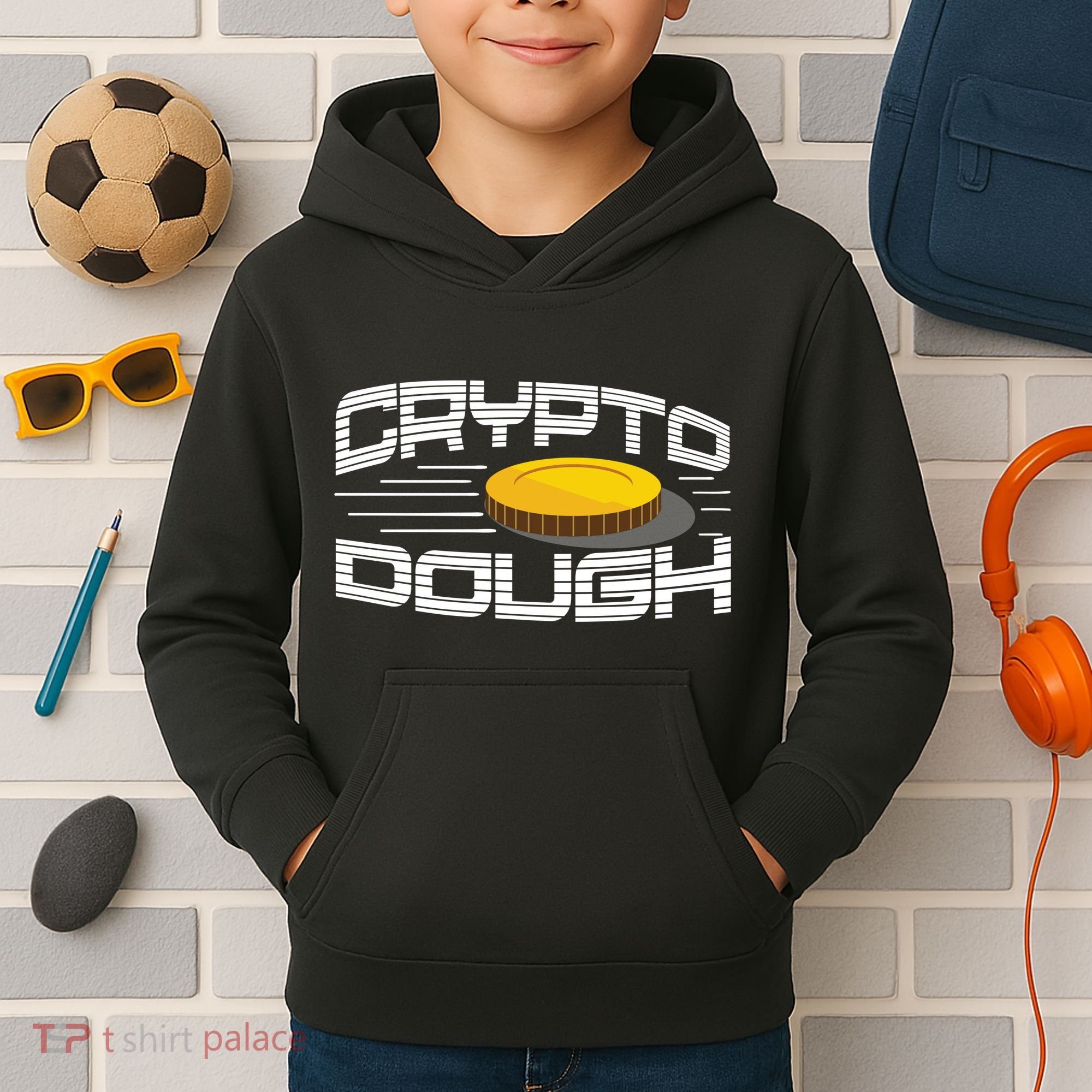 Crypto Dough Kids Hoodie