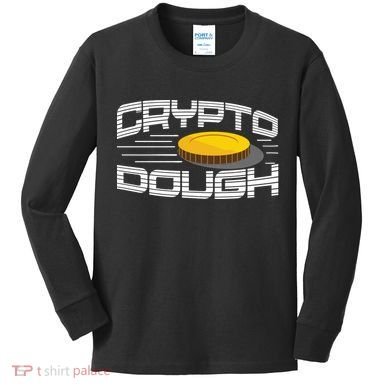 Crypto Dough Kids Long Sleeve Shirt