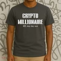 Crypto Millionaire Est. Any Day Now T-Shirt thumb 3