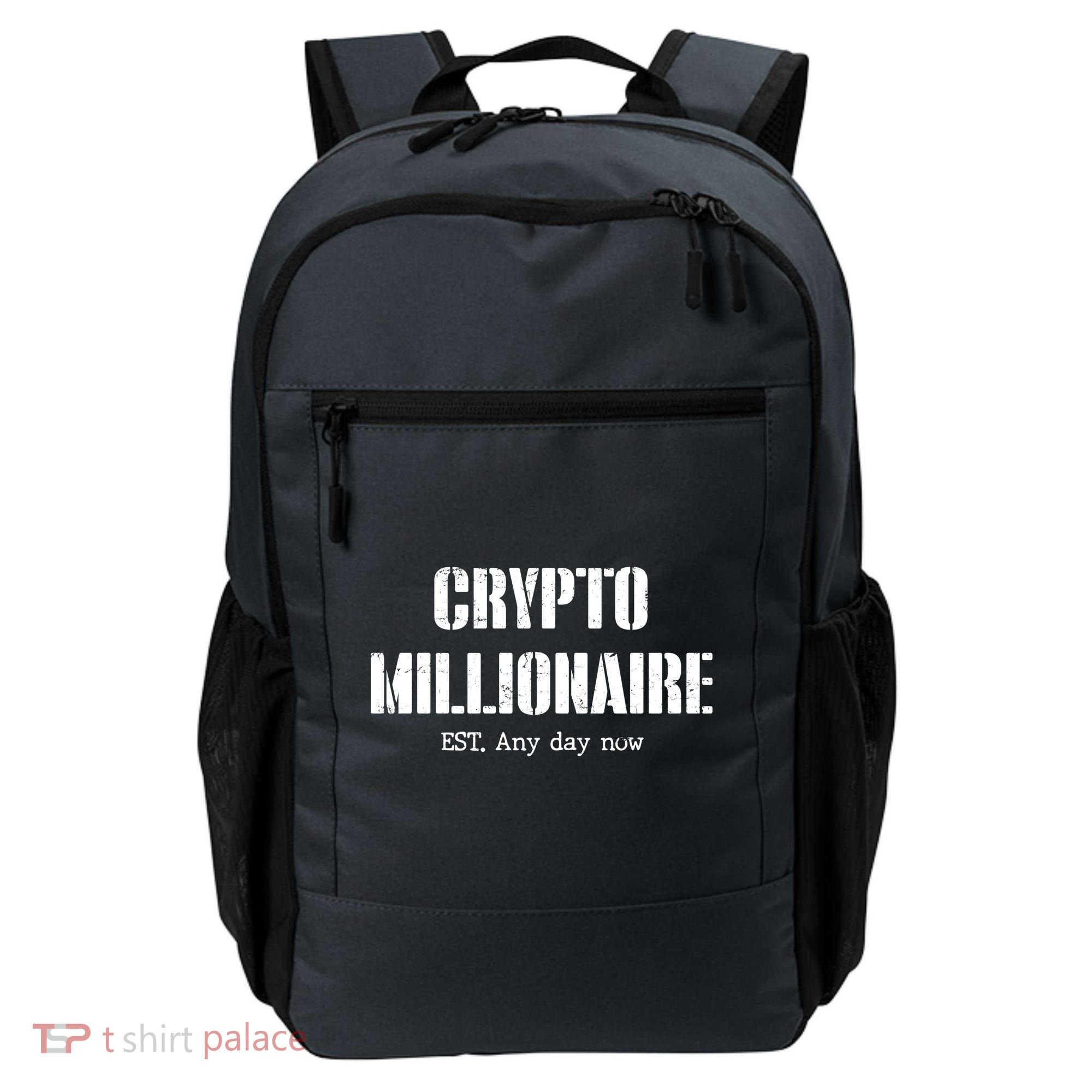 Crypto Millionaire Est. Any Day Now Backpack