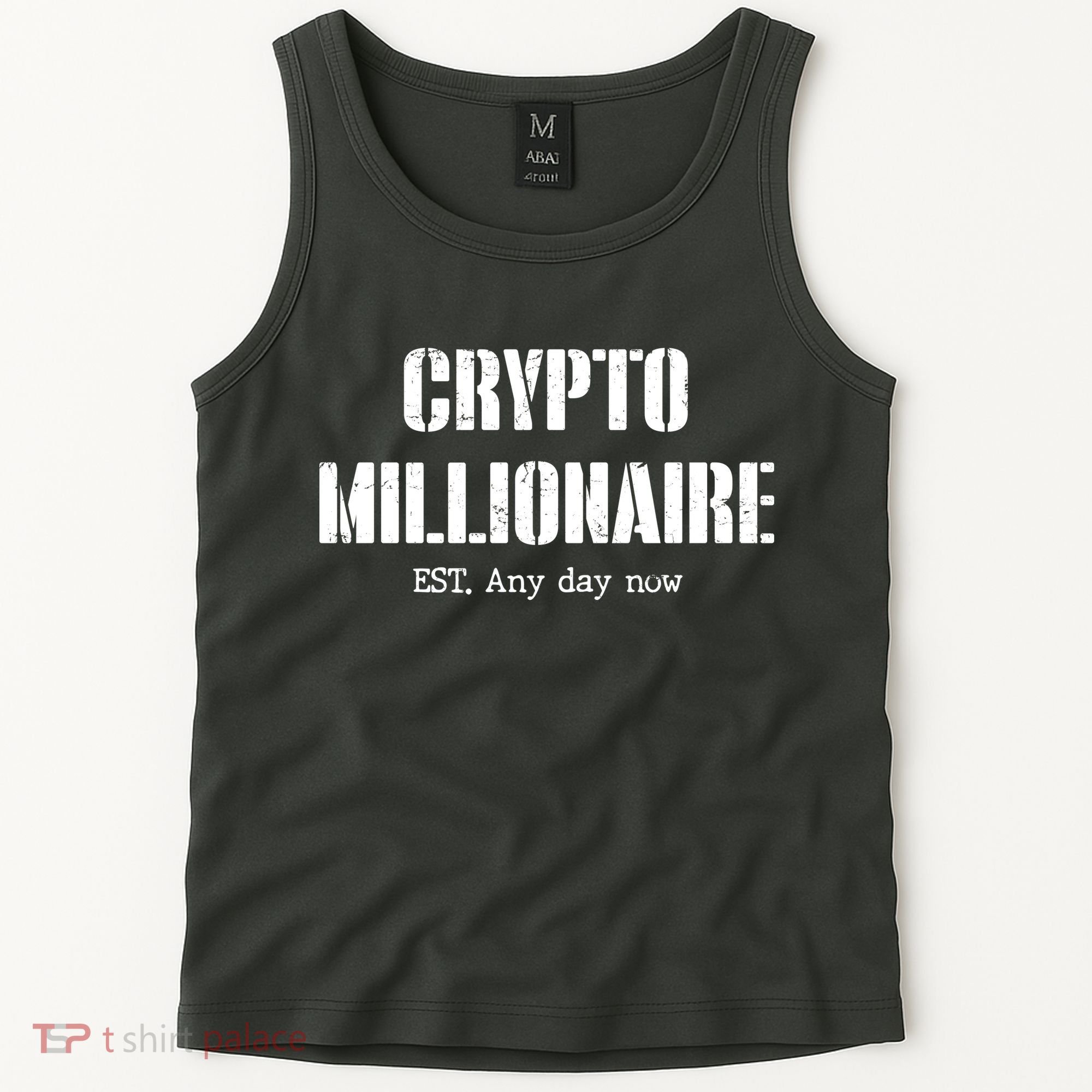 Crypto Millionaire Est. Any Day Now Tank Top