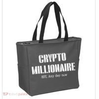 Crypto Millionaire Est. Any Day Now Tote Bag thumb 2