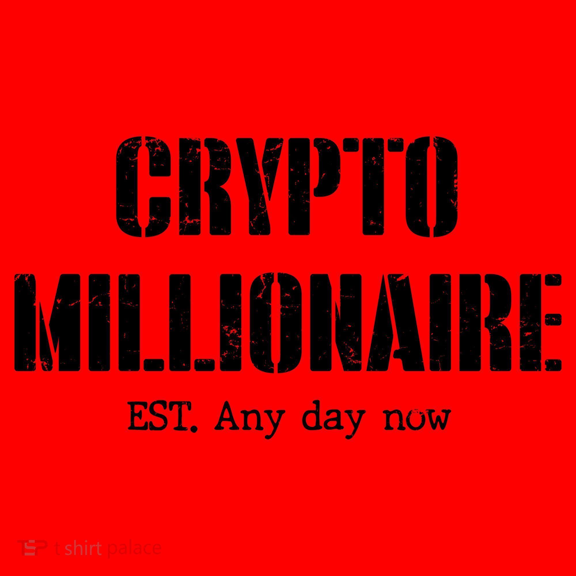 Crypto Millionaire Est. Any Day Now Santa Hat