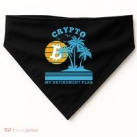 Crypto My Retirement Plan USA-Made Doggie Bandana thumb 0