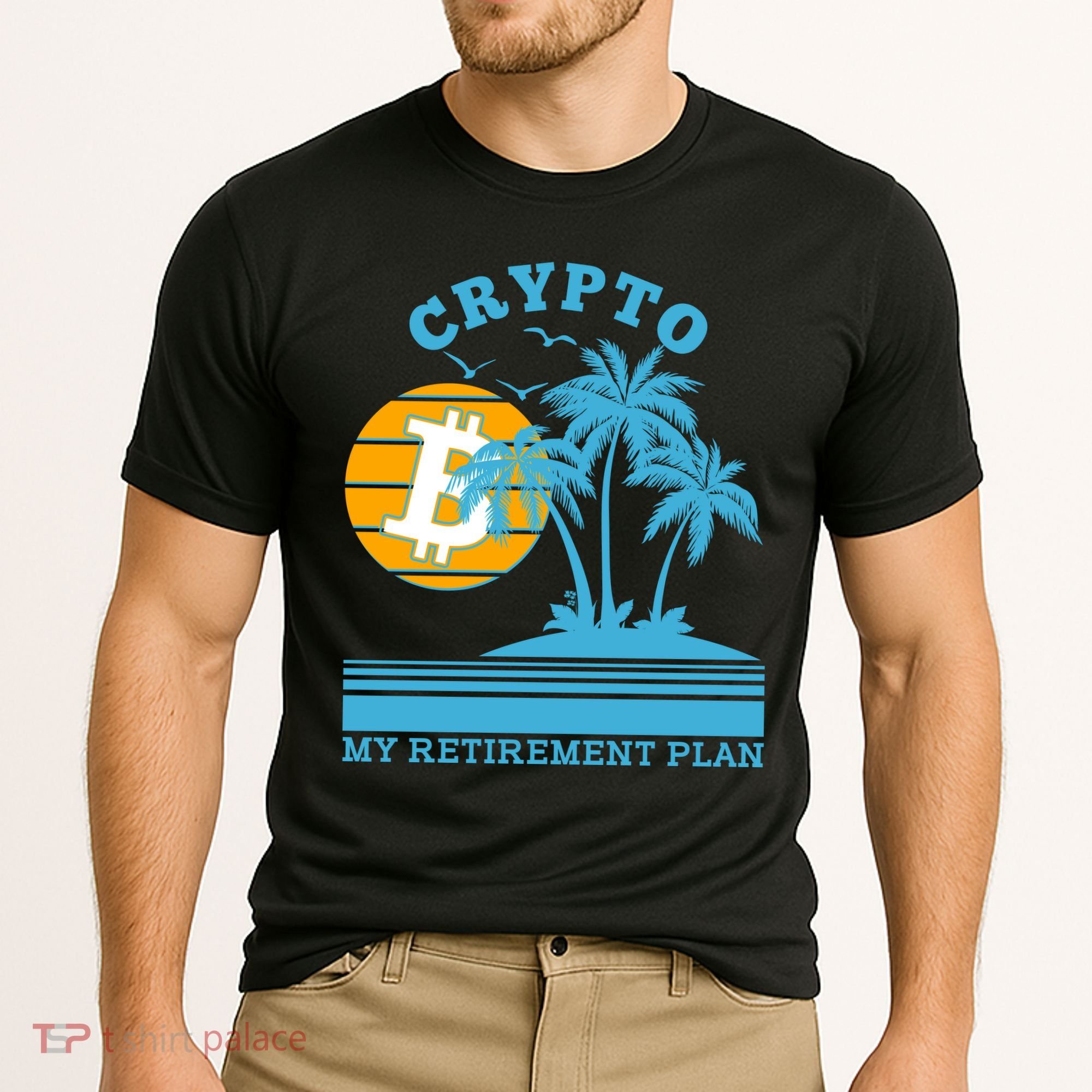 Crypto My Retirement Plan Cooling Performance Crew T-Shirt