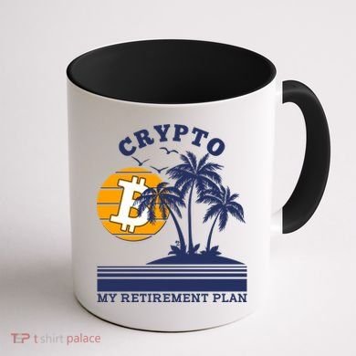 Crypto My Retirement Plan Coffee Mug back