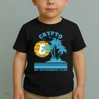 Crypto My Retirement Plan Toddler T-Shirt thumb 2