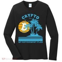Crypto My Retirement Plan Women's Long Sleeve Shirt thumb 0