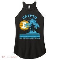 Crypto My Retirement Plan Women's Perfect Tri Rocker Tank thumb 0
