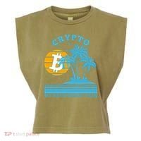 Crypto My Retirement Plan Garment-Dyed Women's Muscle Tee thumb 0