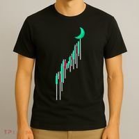 Crypto To The Moon Trading Hodl Stock Chart T-Shirt thumb 3