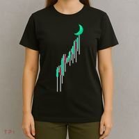 Crypto To The Moon Trading Hodl Stock Chart T-Shirt thumb 4