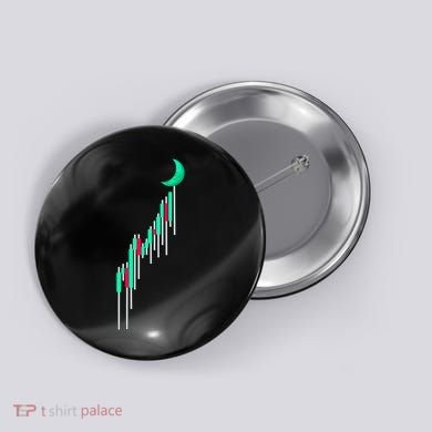 Crypto To The Moon Trading Hodl Stock Chart Button
