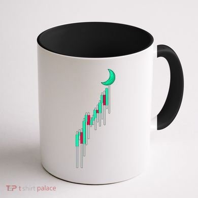 Crypto To The Moon Trading Hodl Stock Chart Coffee Mug back
