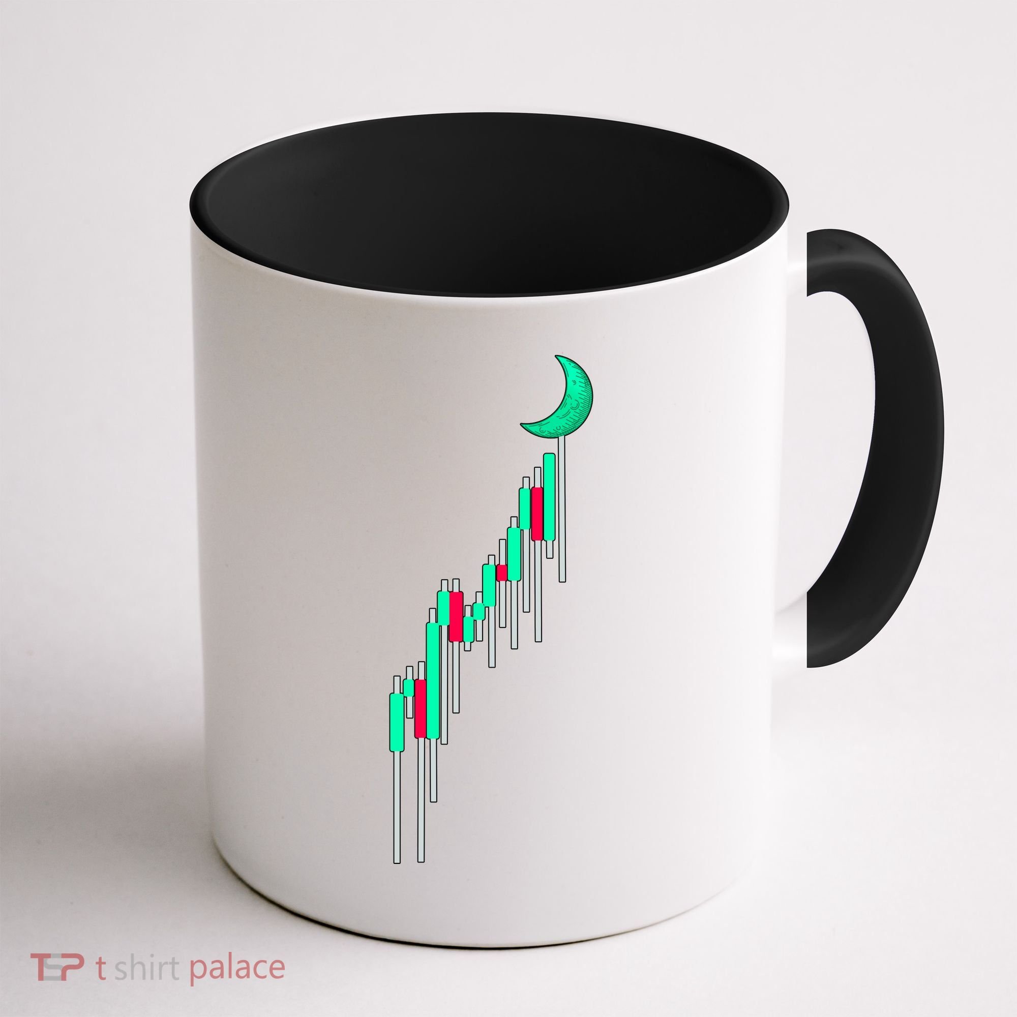 Crypto To The Moon Trading Hodl Stock Chart Coffee Mug