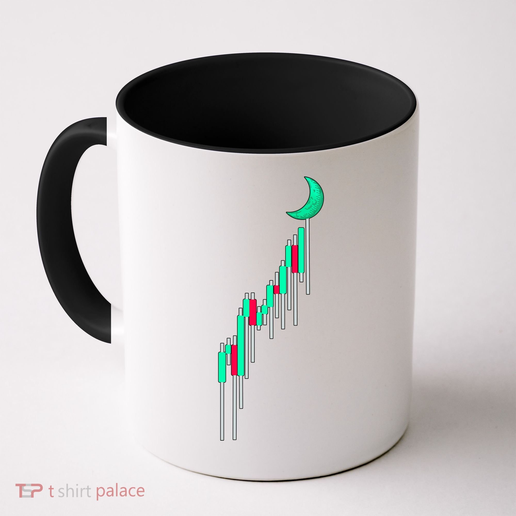 Crypto To The Moon Trading Hodl Stock Chart Coffee Mug