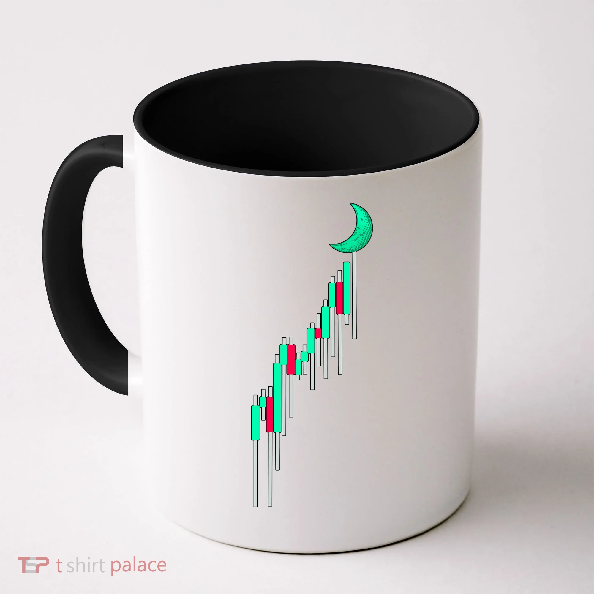 Crypto To The Moon Trading Hodl Stock Chart Coffee Mug