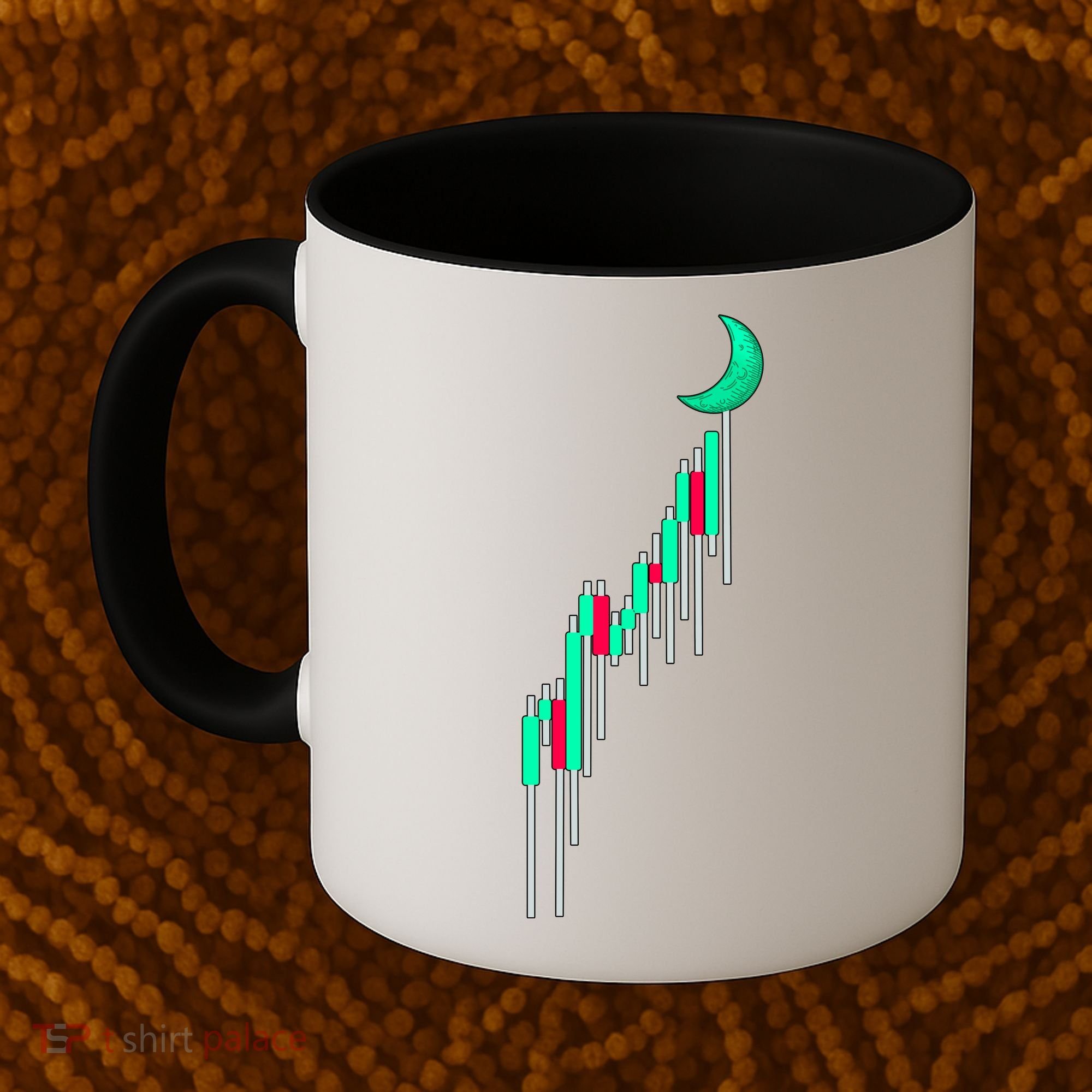 Crypto To The Moon Trading Hodl Stock Chart Coffee Mug